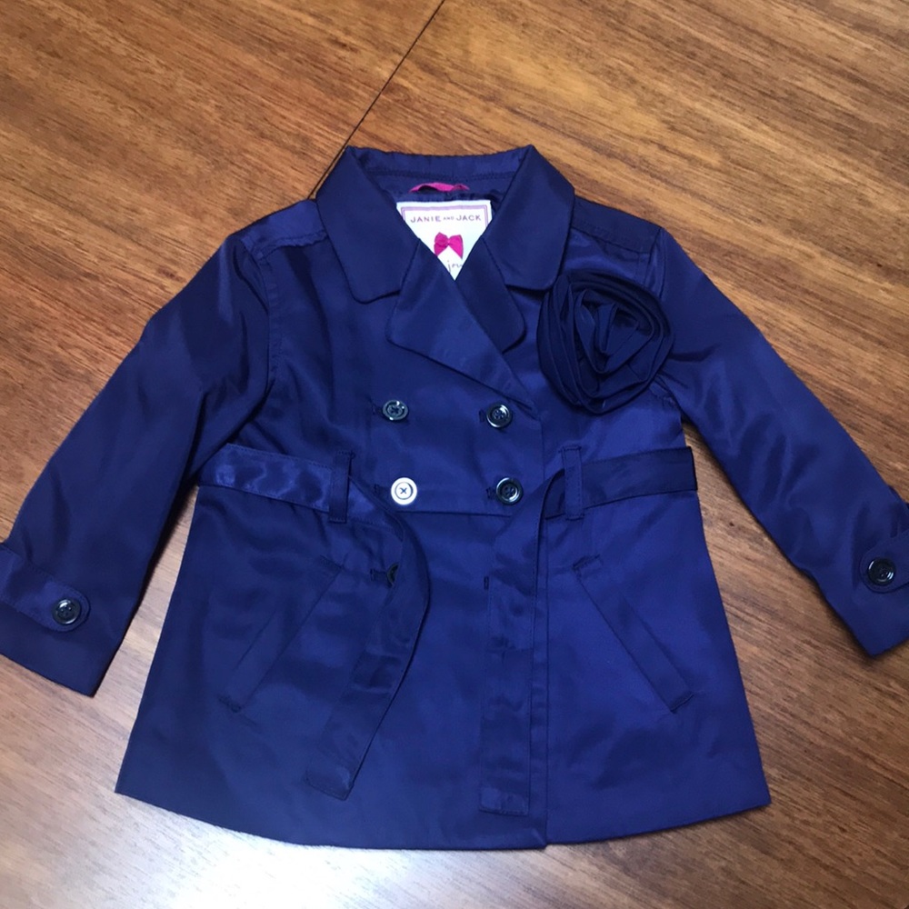 Janie and Jack 12-18 month trench coat